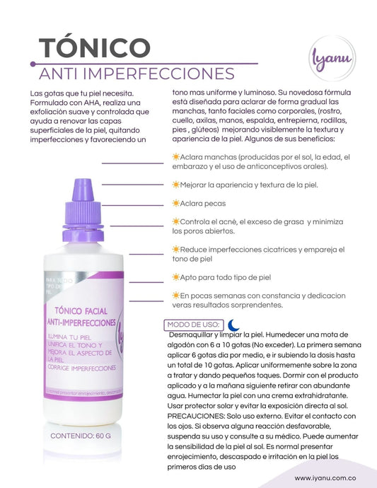 Tónico Anti-Imperfecciones