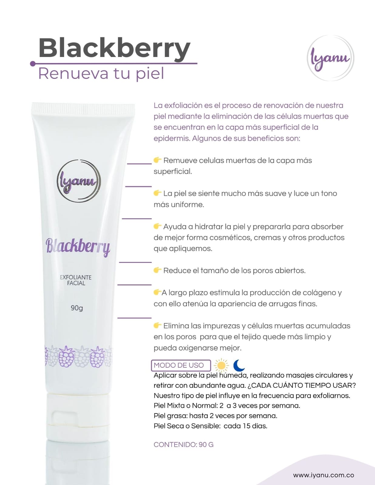 Exfoliante Blackberry